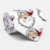 santa claus xmas voor kerst stropdas (Opgerold)