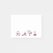 Santa Claus Yoga Holiday Jingle Kerstmis Post-it® Notes (Voorkant)
