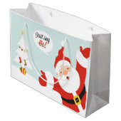 Santa Claus, zeg maar los Groot Cadeauzakje (Achterkant Gekanteld)