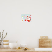 Santa Claus, zeg maar los Poster (Keuken)