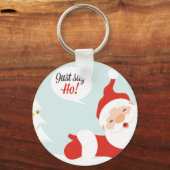 Santa Claus, zeg maar los Sleutelhanger (Voorkant)