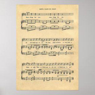 Santa Claus zo Jolly Poster! Poster