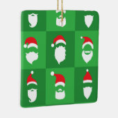 Santa Clausbaard Keramisch Ornament (Rechts)