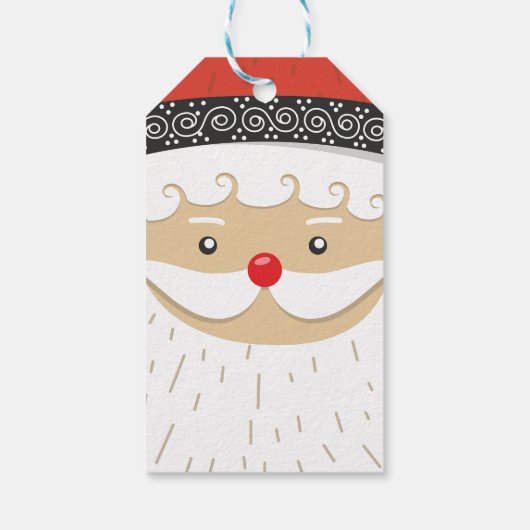 Santa Clause Cadeaulabel (Achterkant)