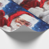 Santa Clause Cadeaupapier (Hoek)