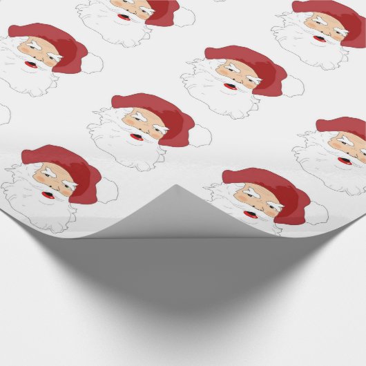 Santa Clause Cadeaupapier (Hoek)