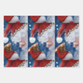 Santa Clause Dierenvriend Inpakpapier Vel (Voorkant 2)