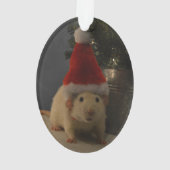 Santa Clause Dumbo Rat Ornament (achterkant)