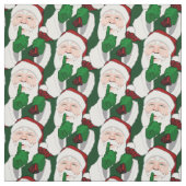 Santa Clause Fabrics voor kerstmis, aangepast Stof (Swatch)