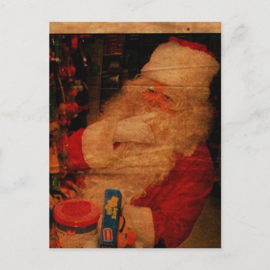 SANTA CLAUSE FEESTDAGENKAART (Voorkant)