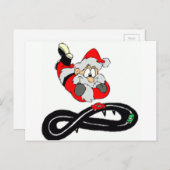 Santa Clause Feestdagenkaart (Voorkant / Achterkant)