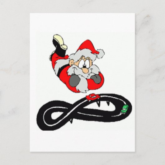 Santa Clause Feestdagenkaart (Voorkant)