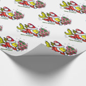 SANTA CLAUSE FISH - grappige leuke Erasmus GIFT Cadeaupapier (Hoek)