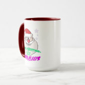 Santa Clause-glas Mok (Voorkant links)