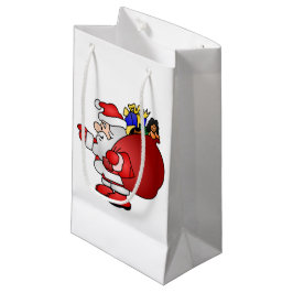 Santa Clause Gloss Gift Bag Klein Cadeauzakje