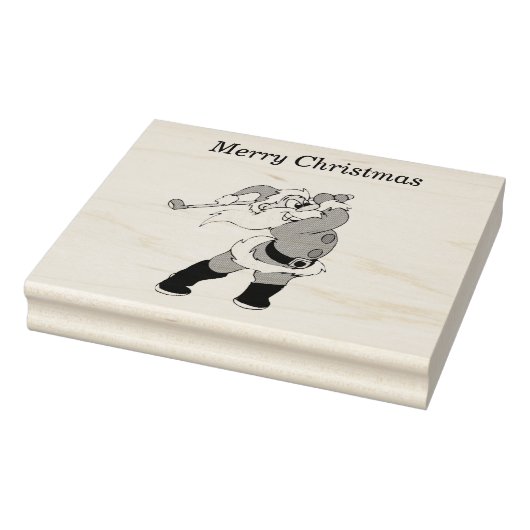 Santa Clause golf 4x5 Rubber Stamp Rubberstempel (Stempel)