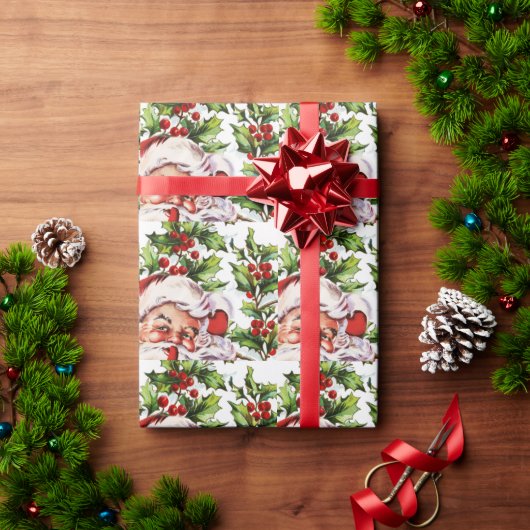 Santa clause  heilige elegant cadeaupapier (Feestdagen Geschenken)
