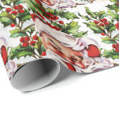 Santa clause  heilige elegant cadeaupapier (Rol Hoek)