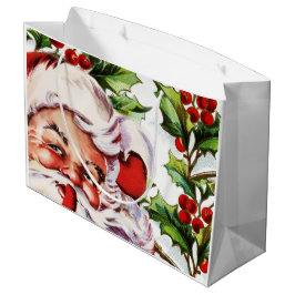 Santa clause heilige elegant groot cadeauzakje