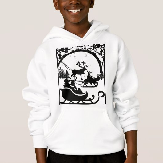 Santa clause hoodie for kids (Voorkant)
