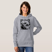 Santa clause hoodie for women (Voorkant volledig)