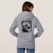 Santa clause hoodie for women (Achterkant volledig)