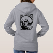 Santa clause hoodie for women (Achterkant)
