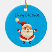 santa clause kerst ornament (Voorkant)