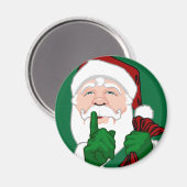 Santa Clause Magnets Fun Santa Decor & Gifts Magneet (Voorkant / Achterkant)