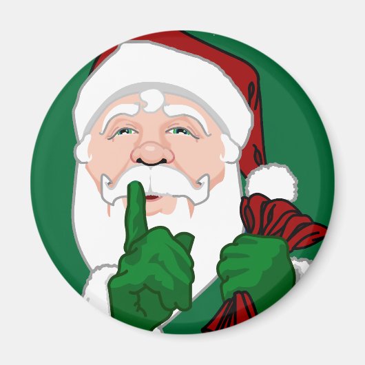 Santa Clause Magnets Fun Santa Decor & Gifts Magneet (Voorkant)