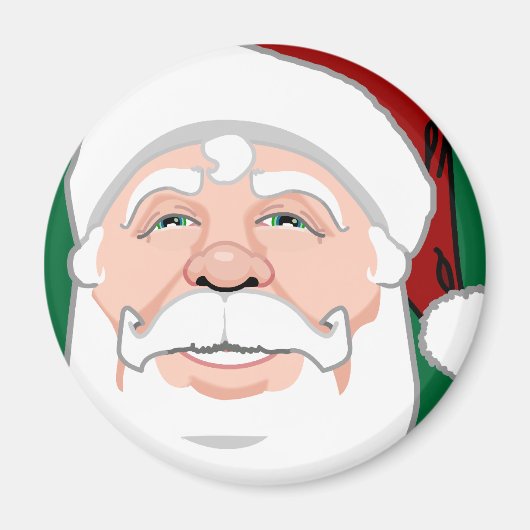 Santa Clause Magnets Fun Santa Decor & Gifts Magneet (Voorkant)