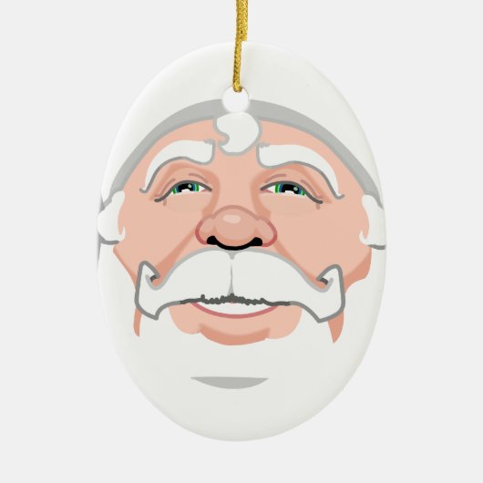Santa Clause Ornament Aangepaste kerstdecoratie (Voorkant)