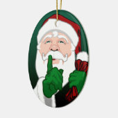 Santa Clause Ornament Aangepaste kerstdecoratie (Links)