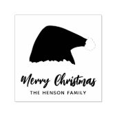 Santa Clause Pet Merry-kerstmanreeks Zelfinktende Stempel (Design)