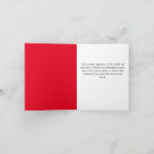 Santa Clause QR Code Design Funny kerstkaart Kaart (Binnen)