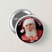 Santa Clause Ronde Button 5,7 Cm (Voorkant /achterkant)