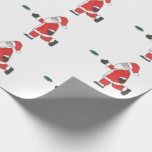 Santa Clause-schijfgolf, inpakpapier
