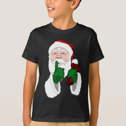 Santa Clause Shirt Biologische Fun Kinder Santa T- (Voorkant)
