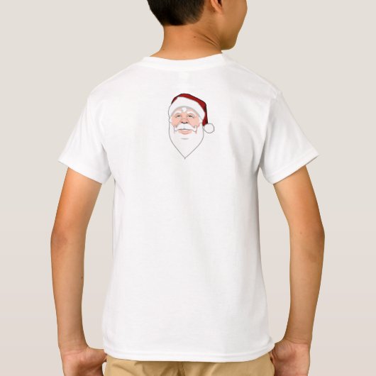 Santa Clause Shirt Fun Kind's Santa Sweatshirts (Achterkant)