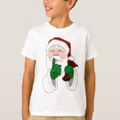 Santa Clause Shirt Fun Kind's Santa Sweatshirts (Voorkant)