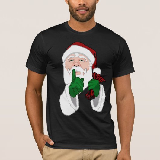 Santa Clause Shirten Fun Mannen Santa T-shirts (Voorkant)