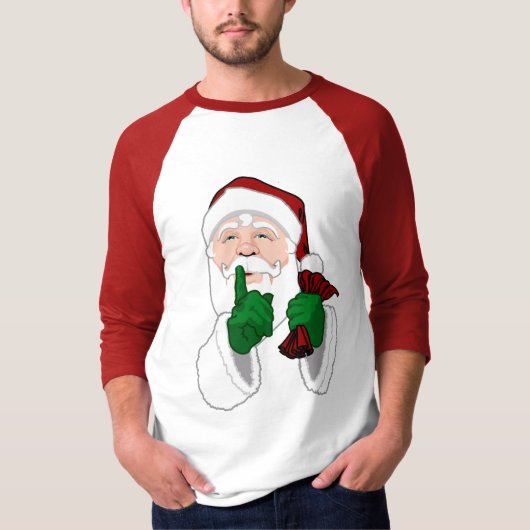 Santa Clause Shirten Fun Womens Santa T-shirts (Voorkant)