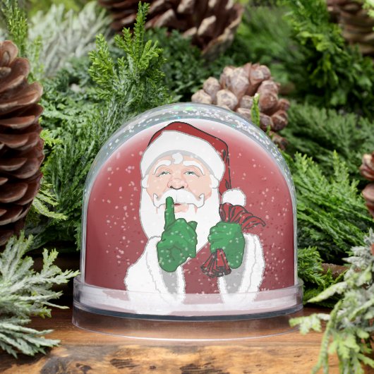 Santa Clause Snow Globe Custom Christmas Snowglobe Sneeuwbol (Winter)