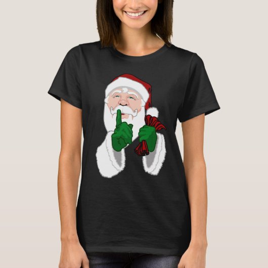 Santa Clause T-Shirt Biologisch Santa Vrouwen T-sh (Voorkant)
