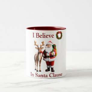 Santa Clause Tweekleurige Koffiemok