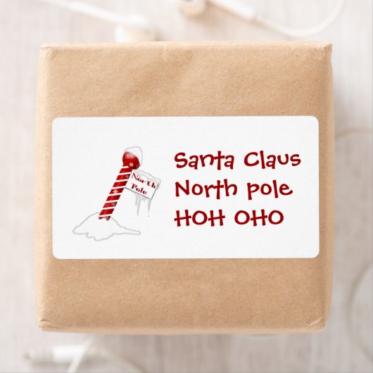 Santa ClausNoordpoolHOH OHO Etiket (Insitu)