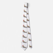 santa clausotter stropdas (Voorkant)