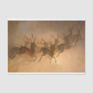 Santa Claus's Reindeer door William Holbrook Beard Tissuepapier