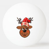 Santa Claus's rendiertje Pingpongbal (Voorkant)