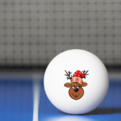 Santa Claus's rendiertje Pingpongbal (Net)